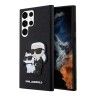 Чехол Lagerfeld PU Saffiano Monogram NFT Karl & Choupette Hard для Galaxy S23 Ultra, черный