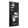Чехол Lagerfeld PU Saffiano Monogram NFT Karl & Choupette Hard для Galaxy S23 Ultra, черный
