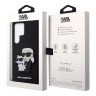 Чехол Lagerfeld PU Saffiano Monogram NFT Karl & Choupette Hard для Galaxy S23 Ultra, черный