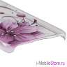 Чехол iCover HP Clear Hard Flower для iPhone X/XS, фиолетовый