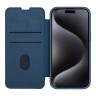 Nillkin для iPhone 15 Pro чехол QIN Pro (Cloth) Booktype Elite Blue