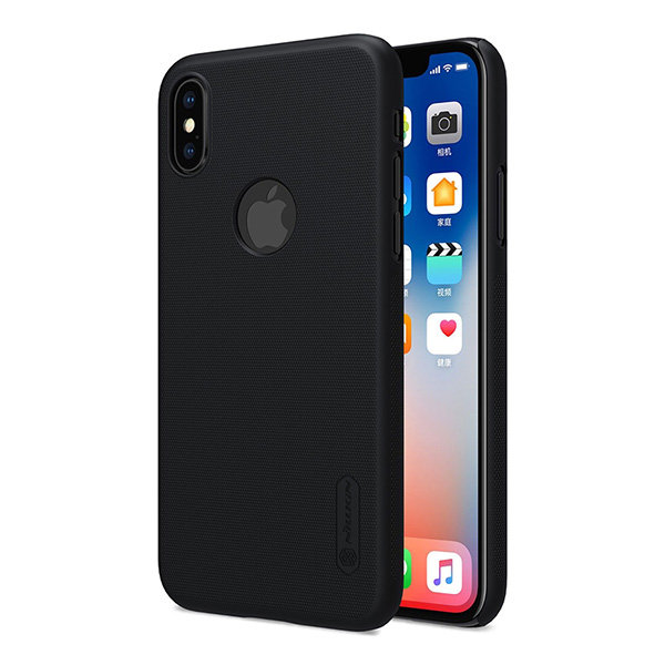 Чехол Nillkin Frosted Shield для iPhone X/XS, черный