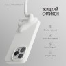 Elago для iPhone 15 Pro чехол Soft silicone (Liquid) White