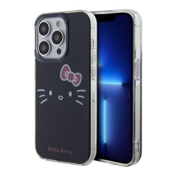 Hello Kitty для iPhone 15 Pro чехол PC/TPU Kitty Face Hard Black