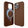 Elago для iPhone 15 Pro Max чехол Soft silicone (Liquid) Brown (MagSafe)