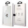 Karl Lagerfeld для Galaxy S24 Ultra чехол PC/TPU NFT Karl & Choupette прозрачный (MagSafe)