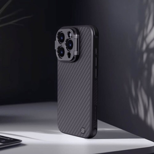 Nillkin для iPhone 15 Pro Max чехол CarboProP Magnetic Black (magsafe)