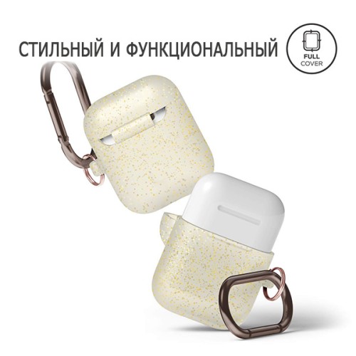 Чехол Elago Hang case для AirPods 1/2, Nightglow Pearl