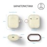 Чехол Elago Hang case для AirPods 1/2, Nightglow Pearl