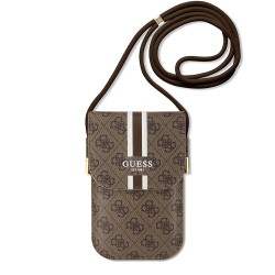 Guess для смартфонов сумка Wallet Bag 4G Stripes with Cord strap Brown