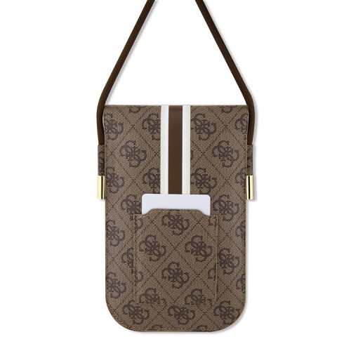 Guess для смартфонов сумка Wallet Bag 4G Stripes with Cord strap Brown