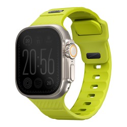 Uniq для Apple Watch 49/45/44/42 mm ремешок STRIDE FKM Rubber Lime Green