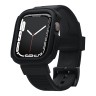 (Уценка) Elago Armor band для Apple Watch 4/5/6/7/8/SE с размером циферблата 45/44 мм, чехол с ремешком черный