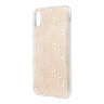 Чехол Guess 4G collection Hard Glitter для iPhone XR, золотой