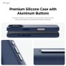 Elago для iPhone 16 Pro Max чехол Soft silicone (Liquid) Jean Indigo (MagSafe)