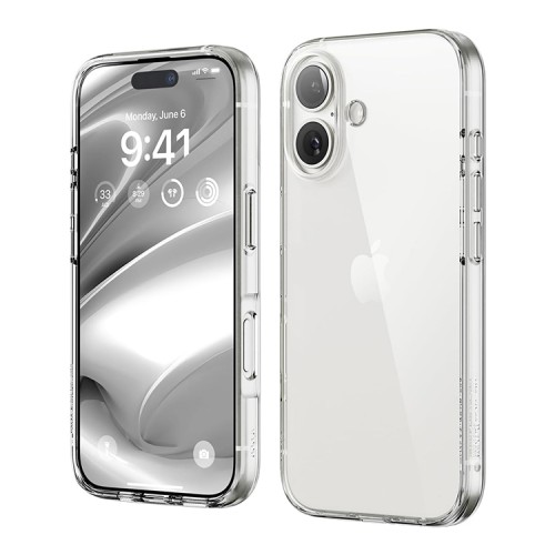 Elago для iPhone 16 чехол HYBRID (pc/tpu) Clear