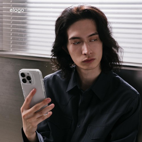Elago для iPhone 16 чехол HYBRID (pc/tpu) Clear
