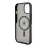 BMW для iPhone 15 чехол Signature PC/TPU Frosted Hard Black (MagSafe)