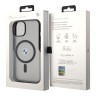 BMW для iPhone 15 чехол Signature PC/TPU Frosted Hard Black (MagSafe)