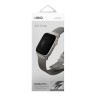 Uniq для Apple Watch 49/46/45/44 mm ремешок Dante PRO Strap Mesh Steel Titanium Silver
