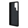 Karl Lagerfeld для Galaxy S25 Ultra чехол Cardslot PU Grained leather Metal Signature Hard Black