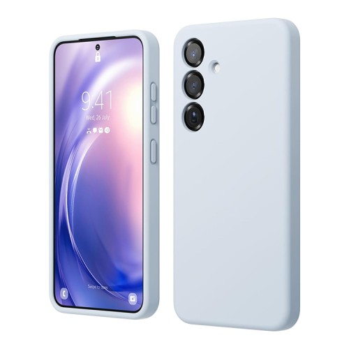 Elago для Galaxy S25+ чехол Soft silicone (Liquid) Light Blue