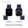 Ремешок Elago Premium Rubber для Apple Watch 49-46-45-44 mm, синий