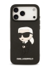 Karl Lagerfeld для iPhone 17 Pro Max чехол 3D Rubber NFT Karl Ikonik Hard Black