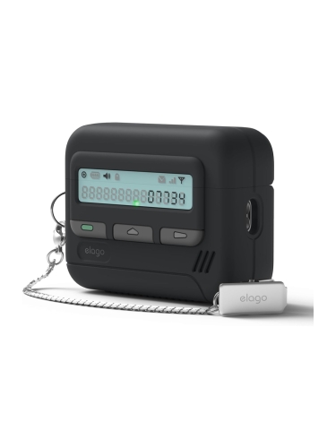 Elago для AirPods Pro 3 чехол Unique Pager Hang case Black