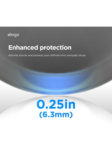 Elago для AirPods Pro 3 чехол Unique Pager Hang case Black