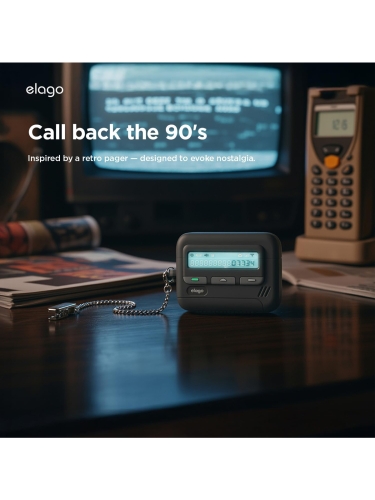 Elago для AirPods Pro 3 чехол Unique Pager Hang case Black