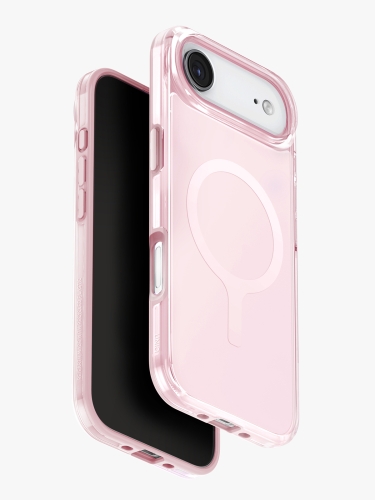 Uniq для iPhone Air чехол Clario Primrose Pink (MagSafe)