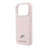 Karl Lagerfeld для iPhone 17 Pro чехол PU Saffiano FW NFT Karl&Choup metal & Cam Hard Pink (MagSafe)