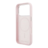 Karl Lagerfeld для iPhone 17 Pro чехол PU Saffiano FW NFT Karl&Choup metal & Cam Hard Pink (MagSafe)