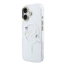 Karl Lagerfeld для iPhone 17 чехол IML NFT Choupettes Script logo Metal Cam прозрачный (MagSafe)