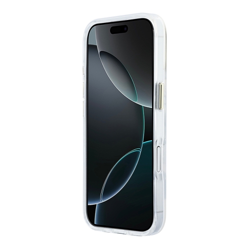 Karl Lagerfeld для iPhone 17 чехол IML NFT Choupettes Script logo Metal Cam прозрачный (MagSafe)