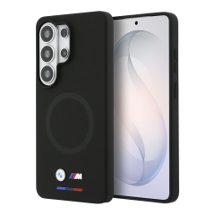 BMW для Galaxy S26 Ultra чехол M-series Liquid silicone Metal logo Hard Black (MagSafe)