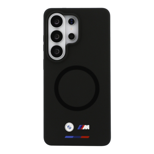 BMW для Galaxy S26 Ultra чехол M-series Liquid silicone Metal logo Hard Black (MagSafe)