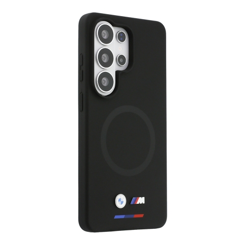 BMW для Galaxy S26 Ultra чехол M-series Liquid silicone Metal logo Hard Black (MagSafe)
