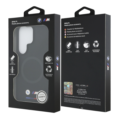 BMW для Galaxy S26 Ultra чехол M-series Liquid silicone Metal logo Hard Black (MagSafe)