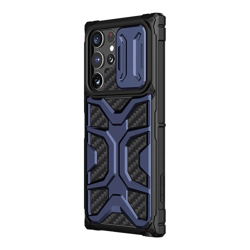 Противоударный чехол Nillkin Adventurer для Galaxy S22 Ultra, синий