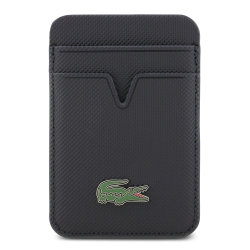 Lacoste картхолдер Wallet MagSafe Cardslot PVC Lacquer Metal logo Navy