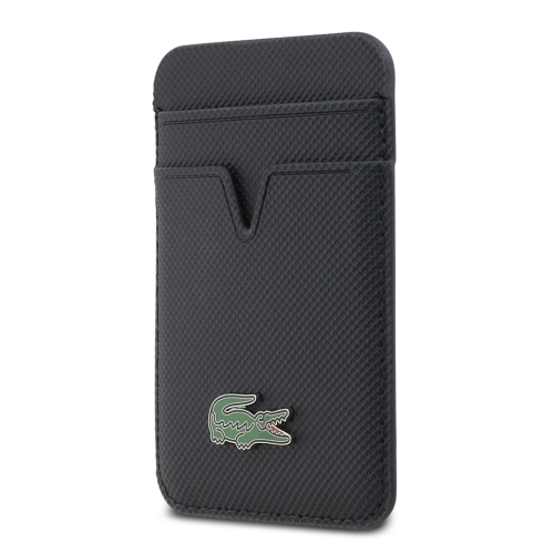 Lacoste картхолдер Wallet MagSafe Cardslot PVC Lacquer Metal logo Navy