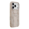 Guess для iPhone 17 Pro чехол PU 4G Stripes Hard Pink (MagSafe)