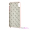 Чехол Guess Silicone для iPhone XS Max, Light Pink