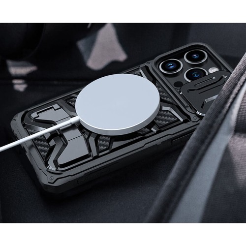 Nillkin чехол Adventurer Pro Magnetic для iPhone 14 Pro Max, синий (magsafe)