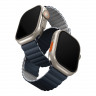 Ремешок Uniq Revix reversible Magnetic для Apple Watch 49-45-44-42 mm, синий/серый