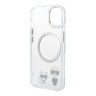 Чехол Lagerfeld Karl&Choupette Hard для iPhone 14 Plus, прозрачный (MagSafe)
