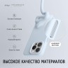 Elago для iPhone 15 Pro Max чехол Soft silicone (Liquid) Light Blue (MagSafe)