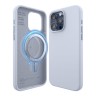 Elago для iPhone 15 Pro Max чехол Soft silicone (Liquid) Light Blue (MagSafe)